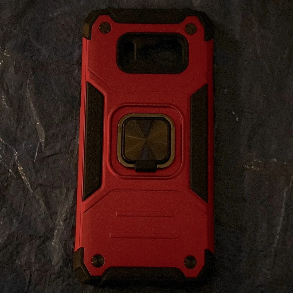 NWOT red kickstand iPhone case